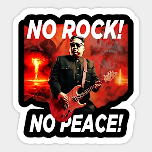 Kim Jong Un Rocker Sticker